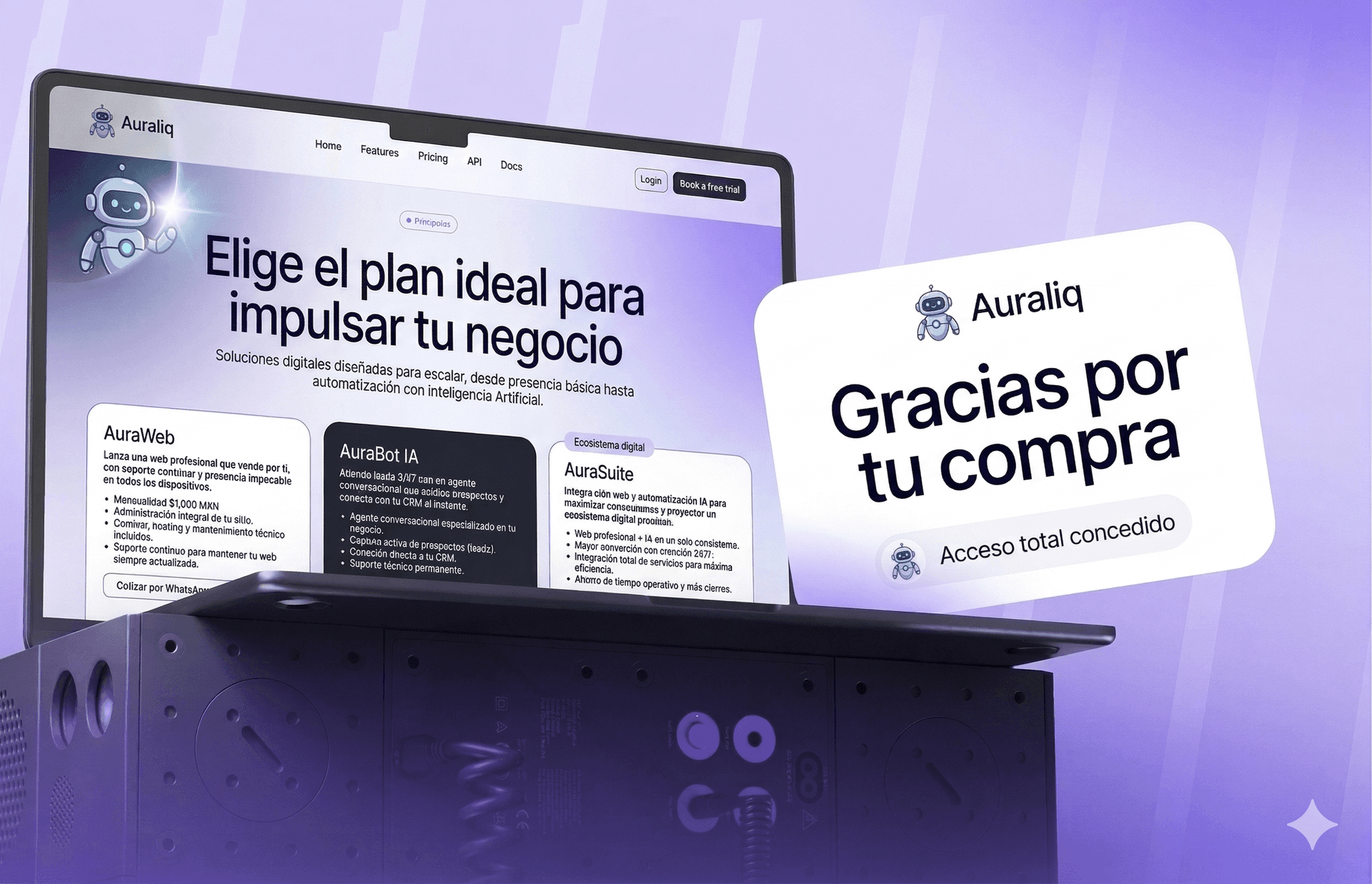 Auraliqia — plataforma de automatización para pymes